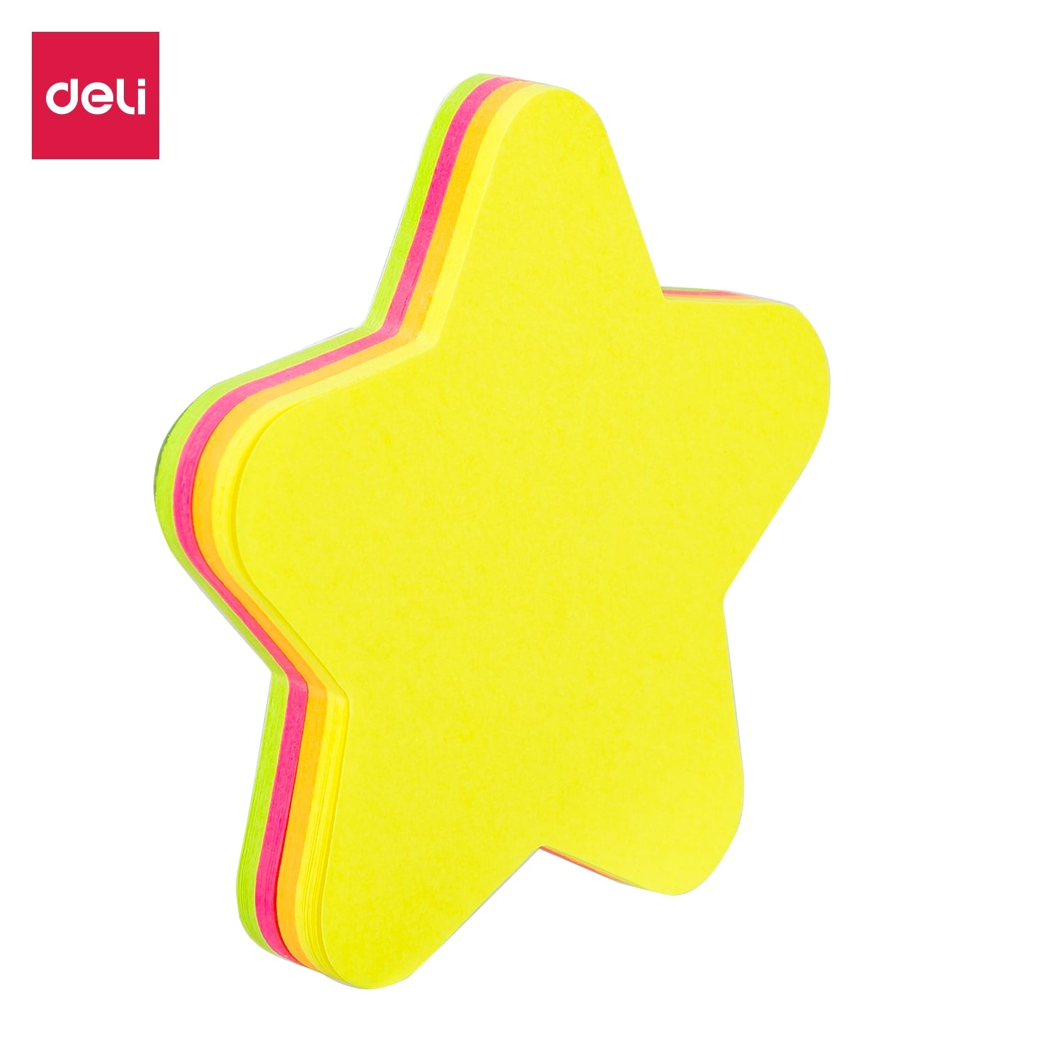 NOTES ADEZIV DIV FORME 76*76MM 4*20 FILE NEON DELI