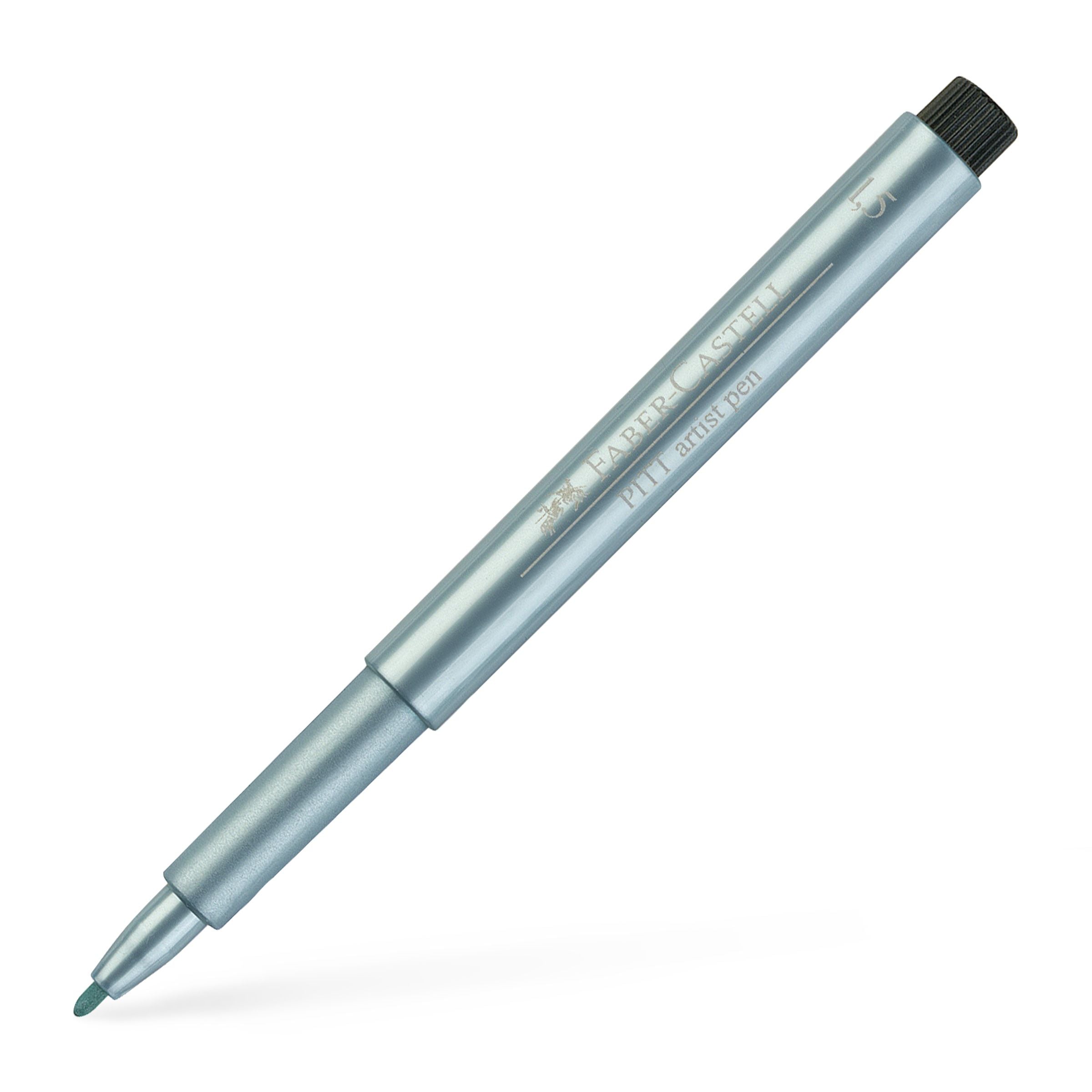 PITT ARTIST PEN ALBASTRU METALIZAT FABER-CASTELL