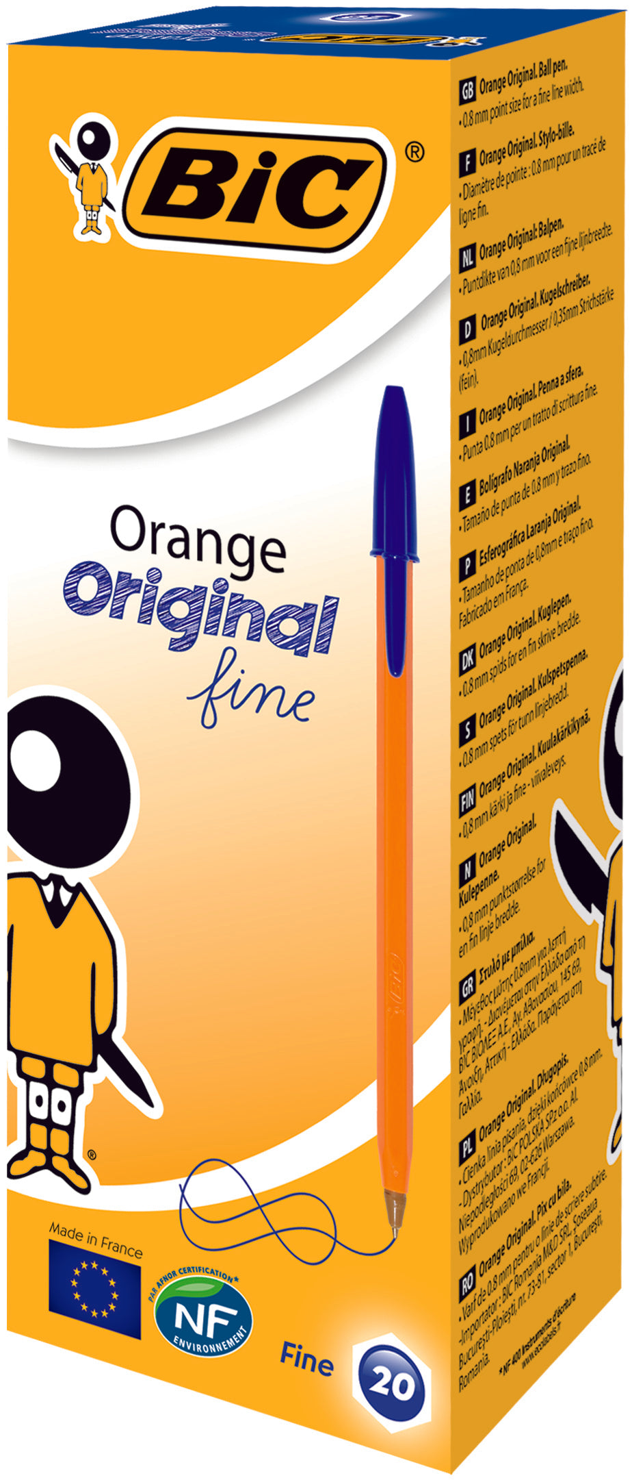 PIX UNICA FOLOSINTA ALBASTRU 20/CUT ORANGE BIC