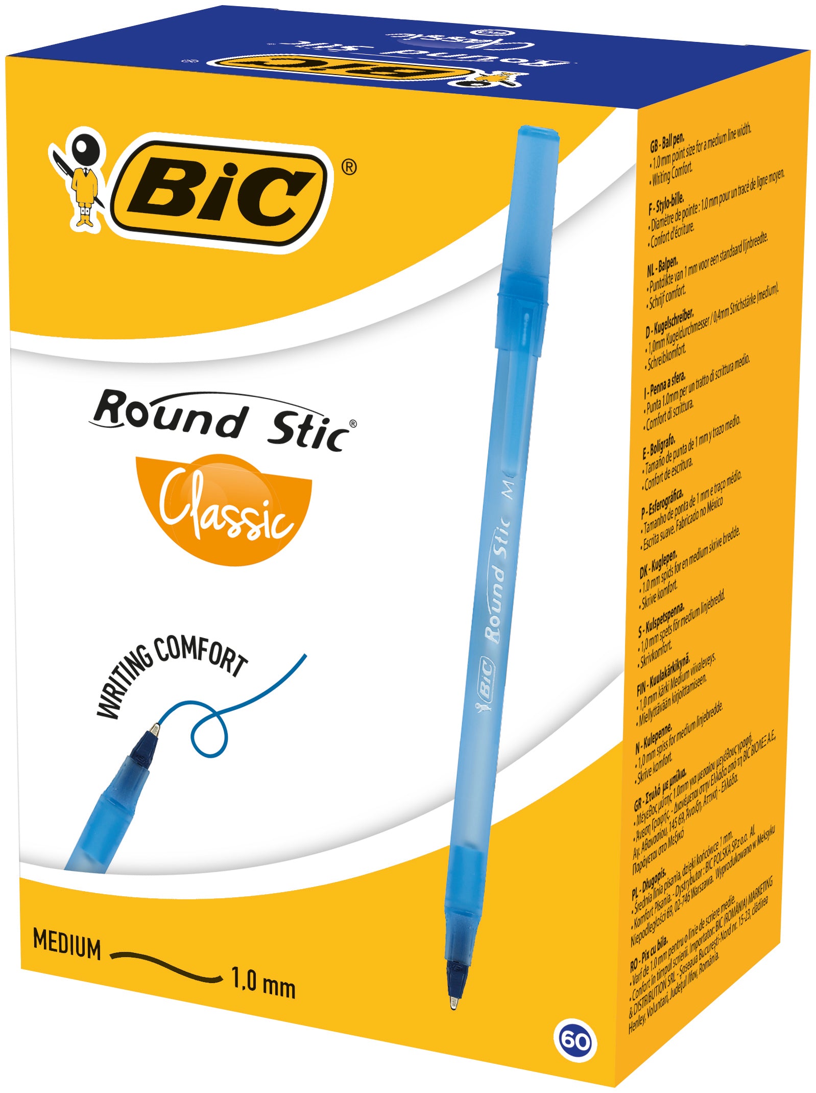 PIX UNICA FOLOSINTA ALBASTRU ROUND STIC BIC