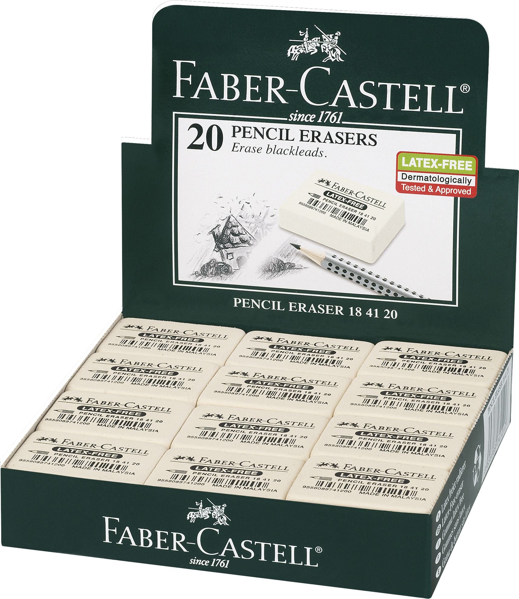 RADIERA CREION 7041 20 FABER-CASTELL