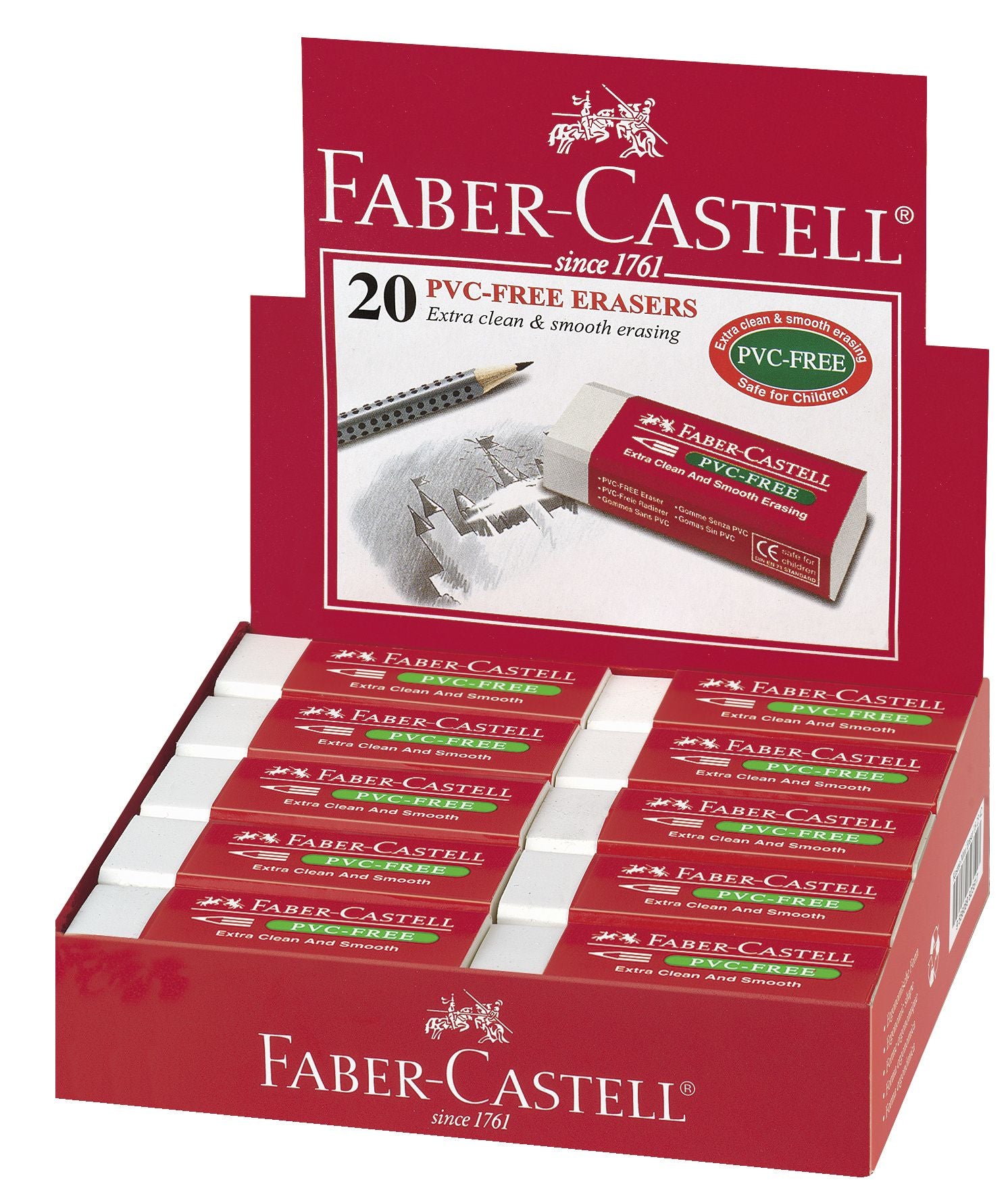 RADIERA CREION 7095 20 FABER-CASTELL