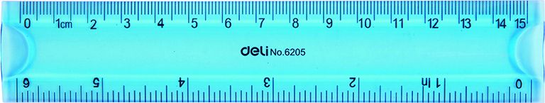 RIGLA 15CM FLEXIBILA COLOR DELI