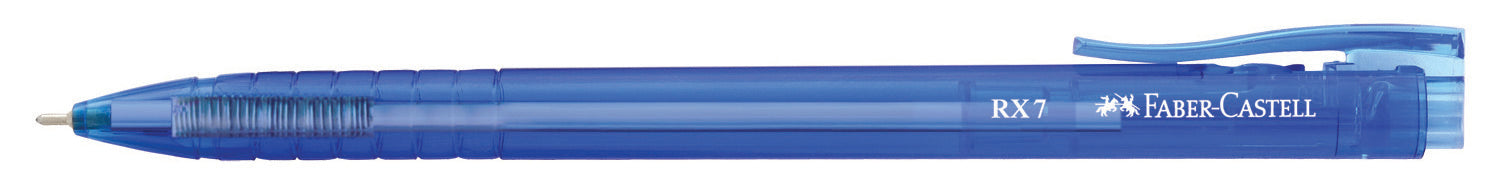 ROLLER 0.7MM SEMI-GEL CU MECANISM ALBASTRU RX7 FABER-CASTELL
