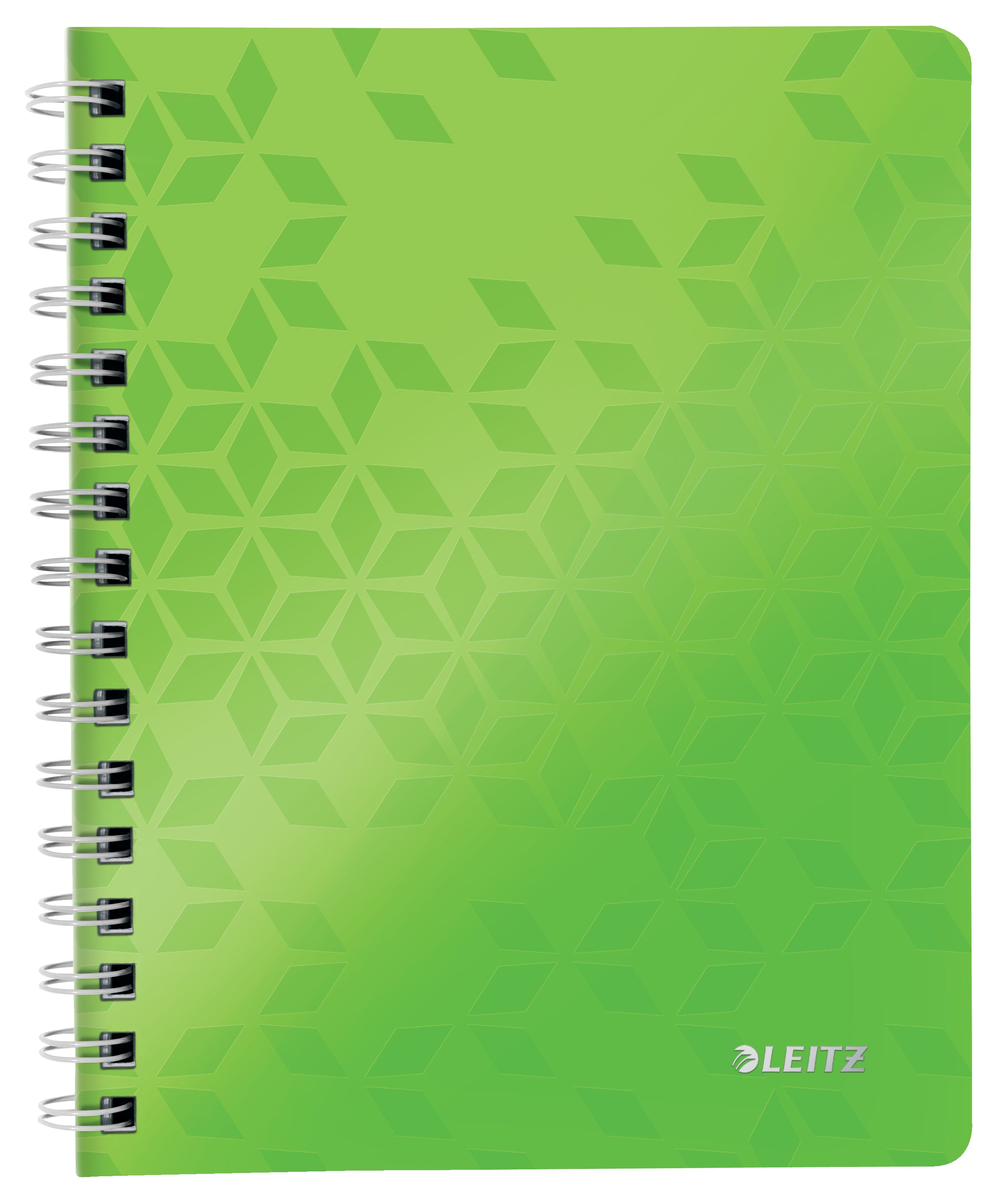 CAIET BIROU SPIRA A5 DICTANDO VERDE COPERTA PP WOW LEITZ