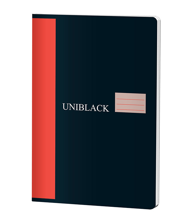 CAIET A4 60 FILE DICTANDO 70G COPERTA ROSIE UNIBLACK PIGNA