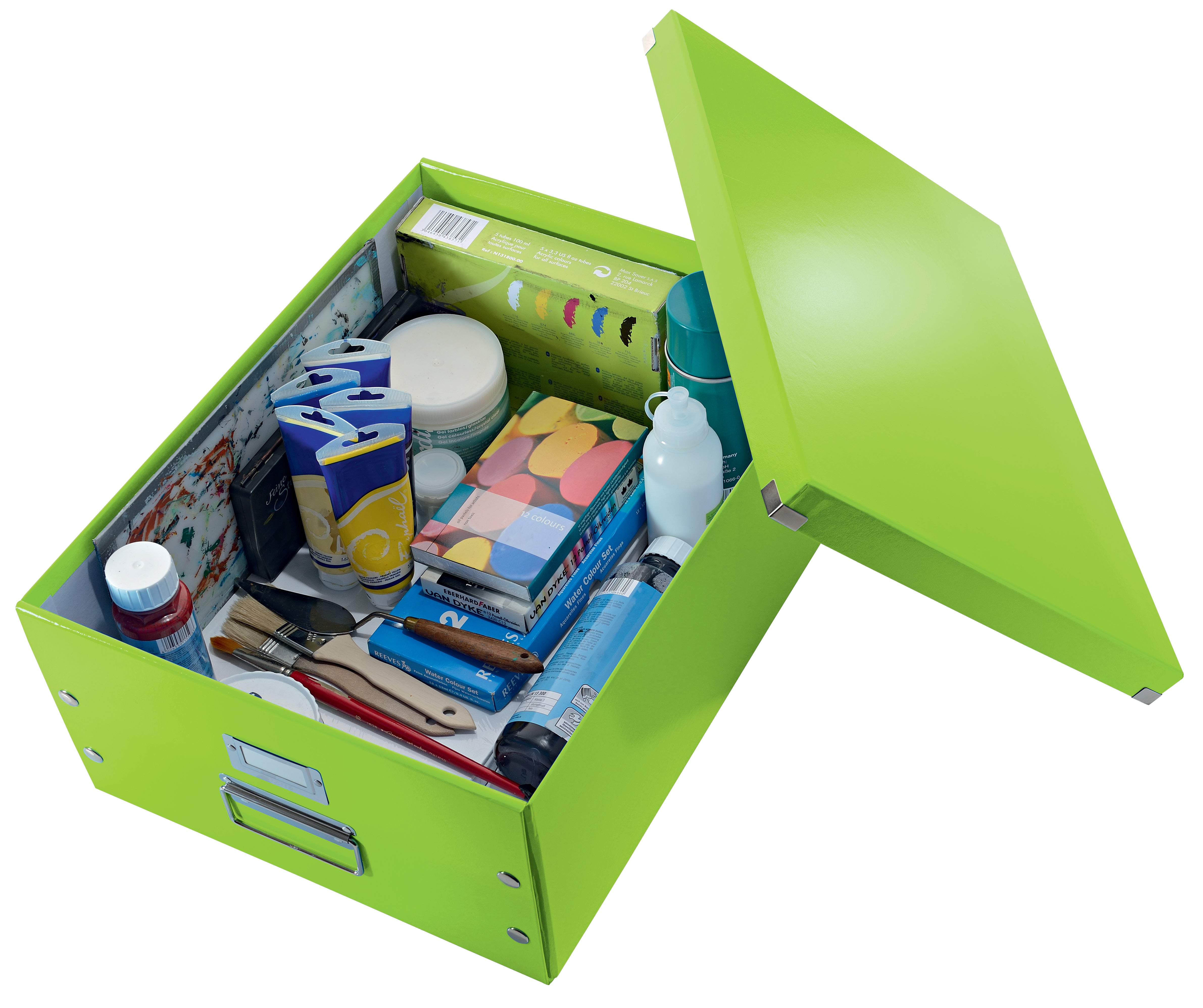 CUTIE DEPOZITARE MARE VERDE CLICK&STORE LEITZ