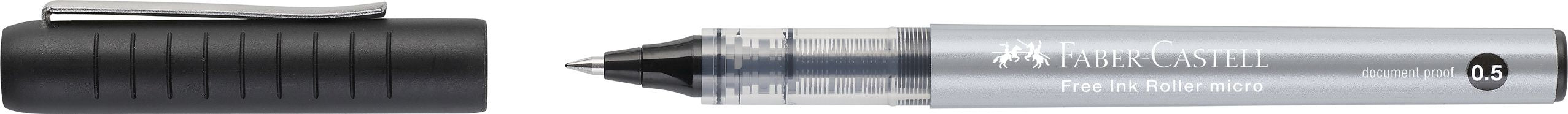 ROLLER FREE INK 0.5MM NEGRU FABER-CASTELL
