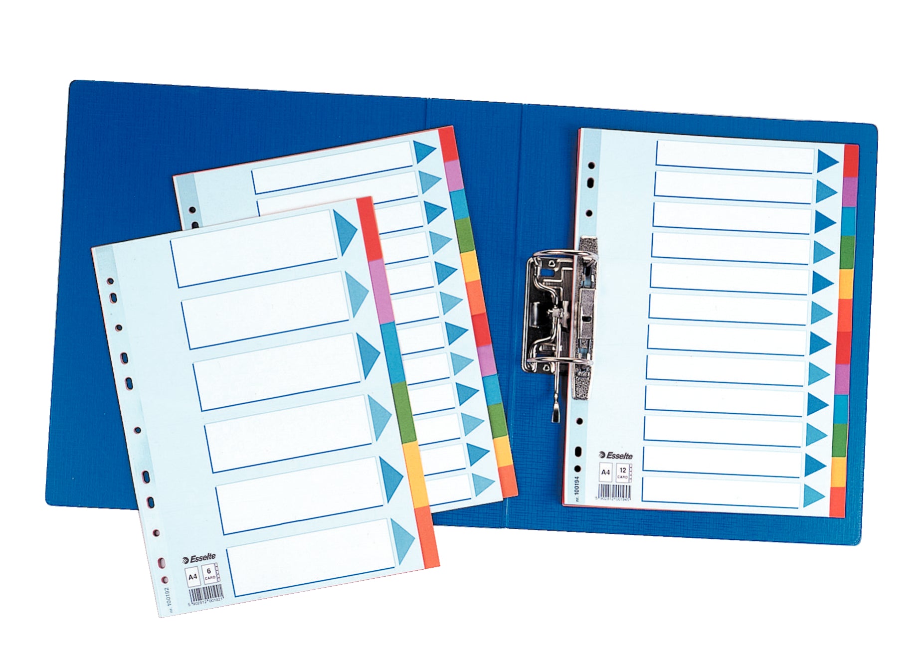 SEPARATOARE INDEX CARTON 5 COLI STANDARD ESSELTE