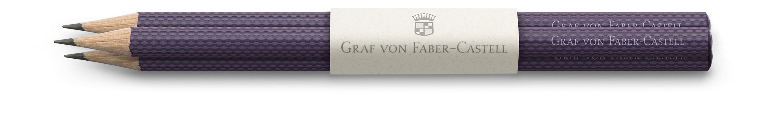 SET 3 BUC CREION GRAFIT GUILLOCHE VIOLET GRAF VON FABER-CASTELL