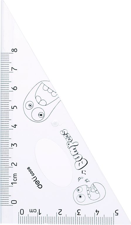 SET GEOMETRIE 4 PIESE TRANSP.  BUMPEES EG00803 DELI