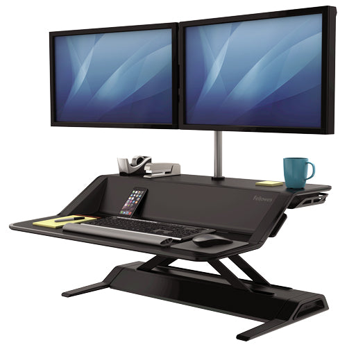 STATIE DE LUCRU SIT STAND LOTUS NEAGRA FELLOWES
