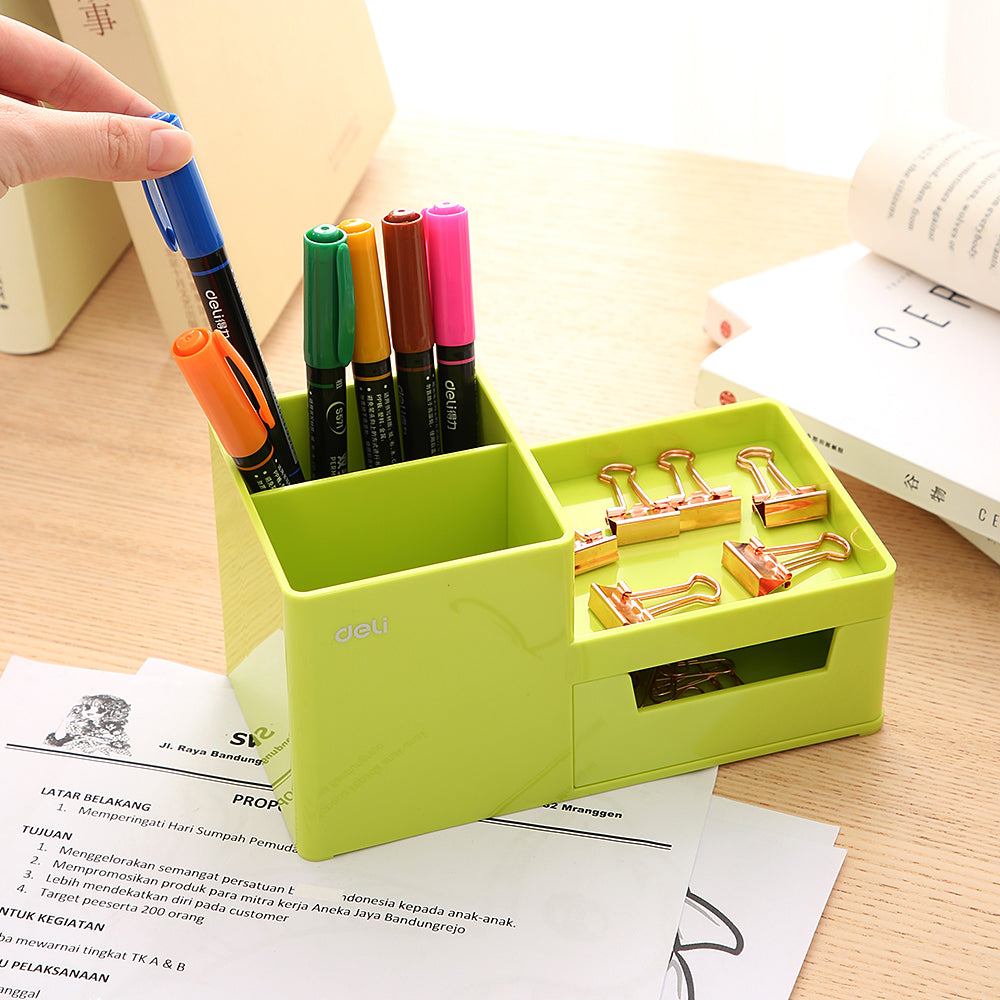 SUPORT BIROU 3 COMPART+SERTAR VERNIL DELI