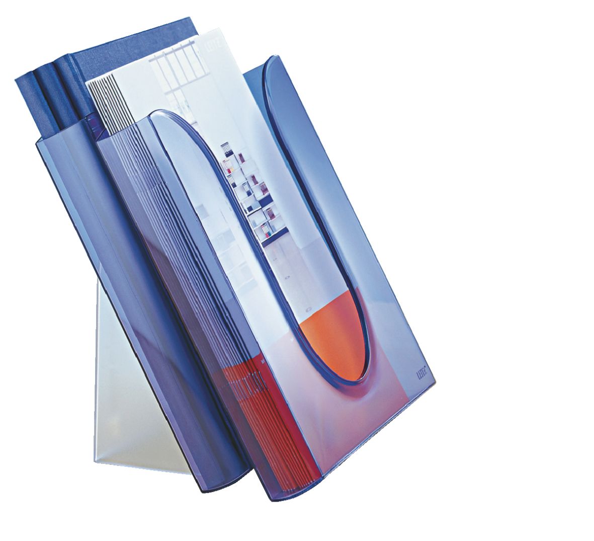 SUPORT CATALOAGE PRESENTER ALBASTRU LEITZ