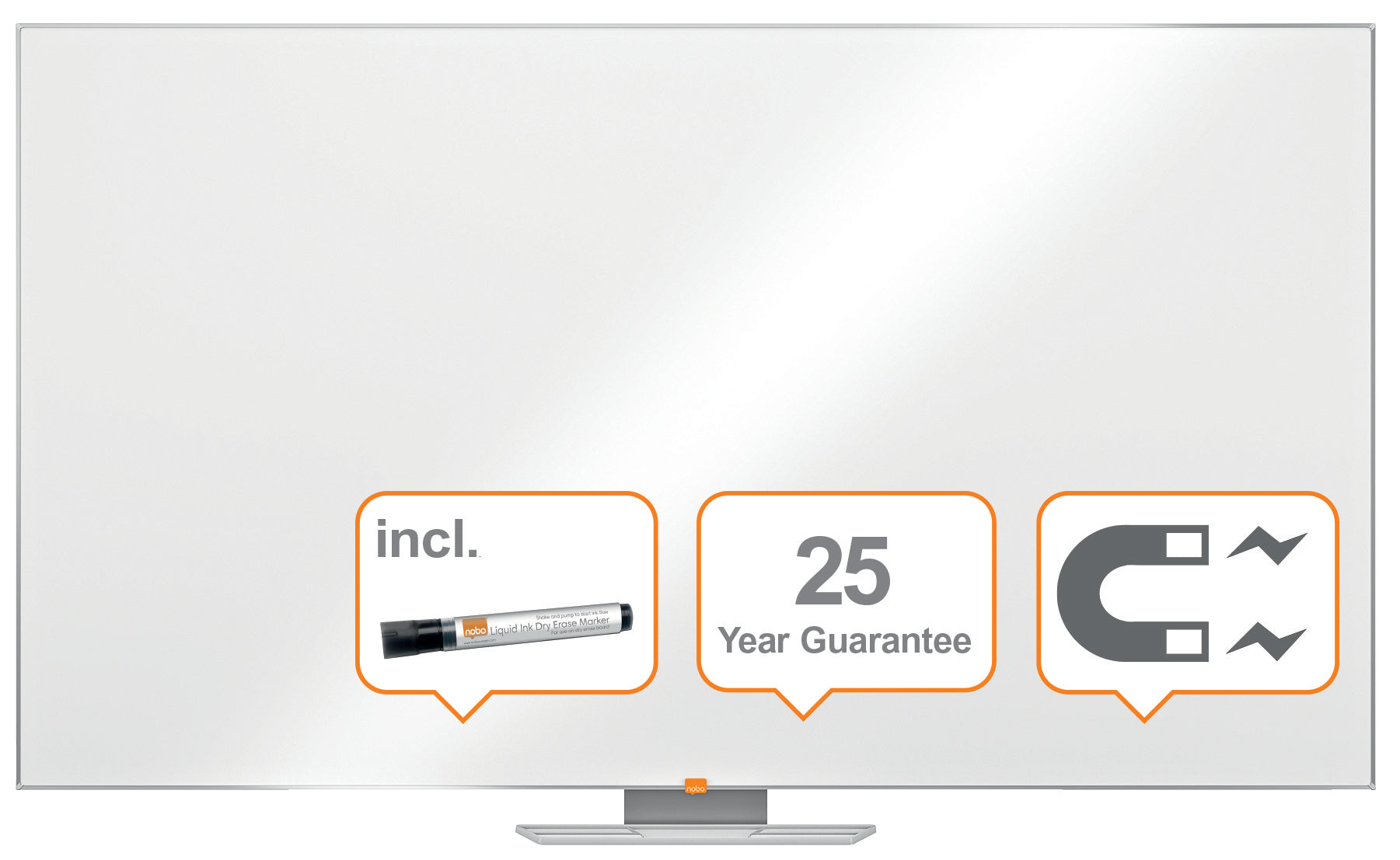 WHITEBOARD MAGNETIC OTEL EMAILAT WIDESCREEN 40