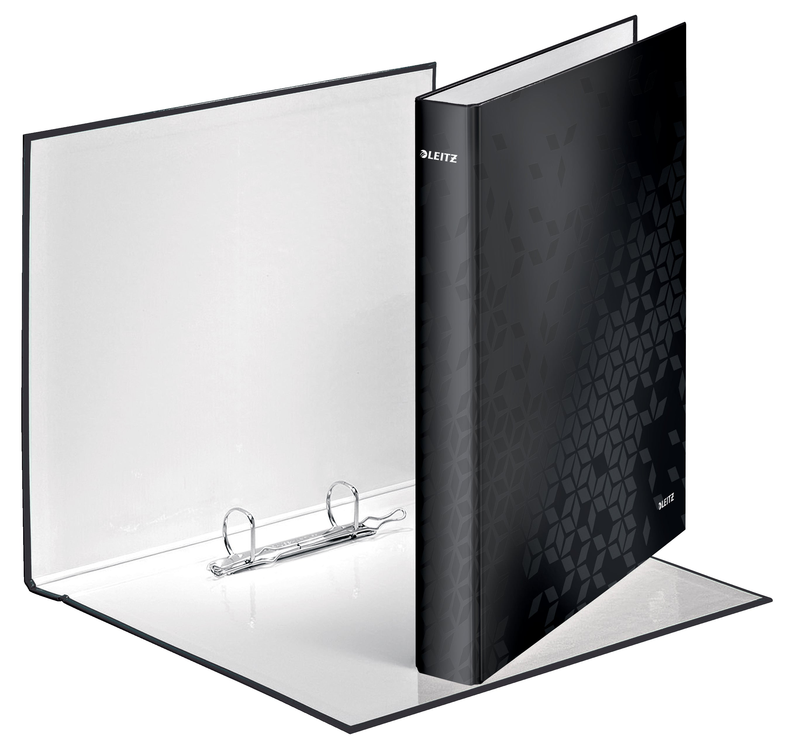 CAIET MECANIC A4 2 INELE 25MM/40MM NEGRU WOW LEITZ