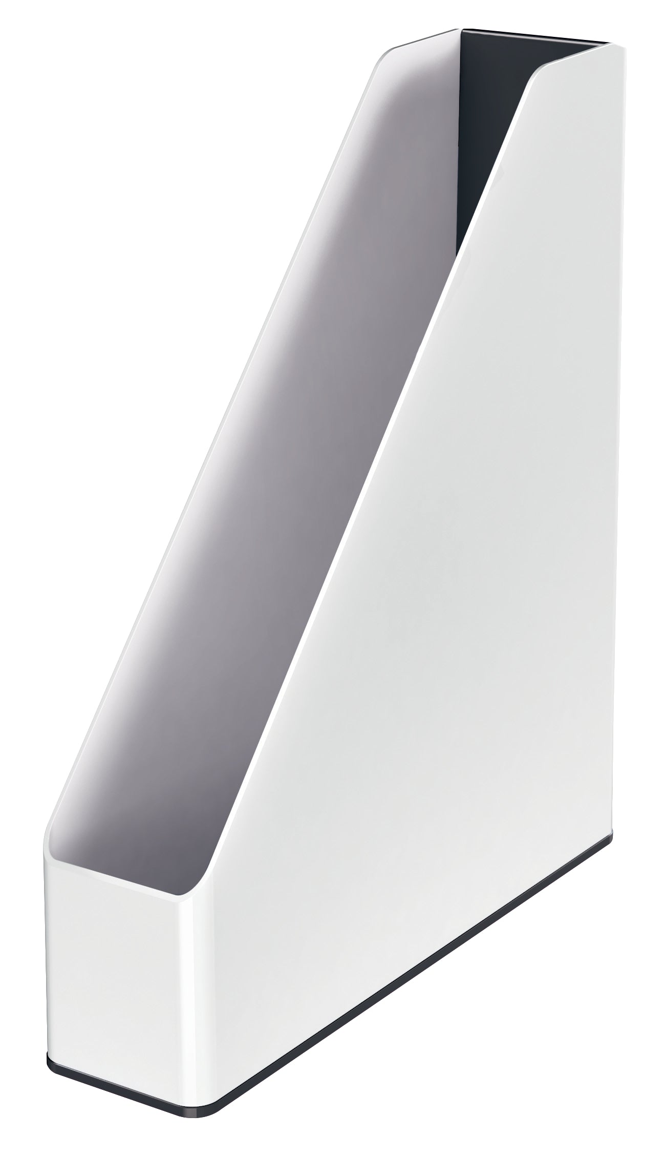 SUPORT DOCUMENTE PLASTIC NEGRU METALIZAT/ALB WOW LEITZ