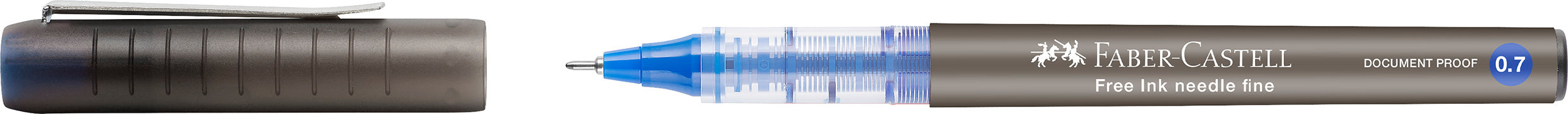 ROLLER FREE INK NEEDLE 0.7MM ALBASTRU FABER-CASTELL