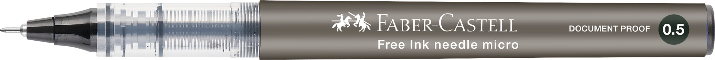 ROLLER FREE INK NEEDLE 0.5MM NEGRU FABER-CASTELL