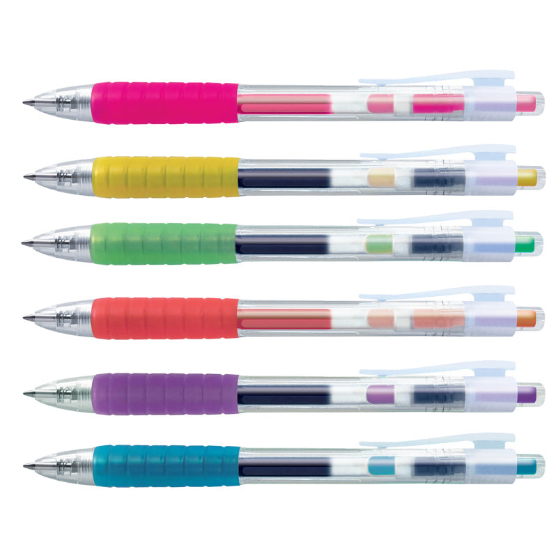 SET 6 BUC PIX CU GEL 0.7MM FAST GEL FABER-CASTELL