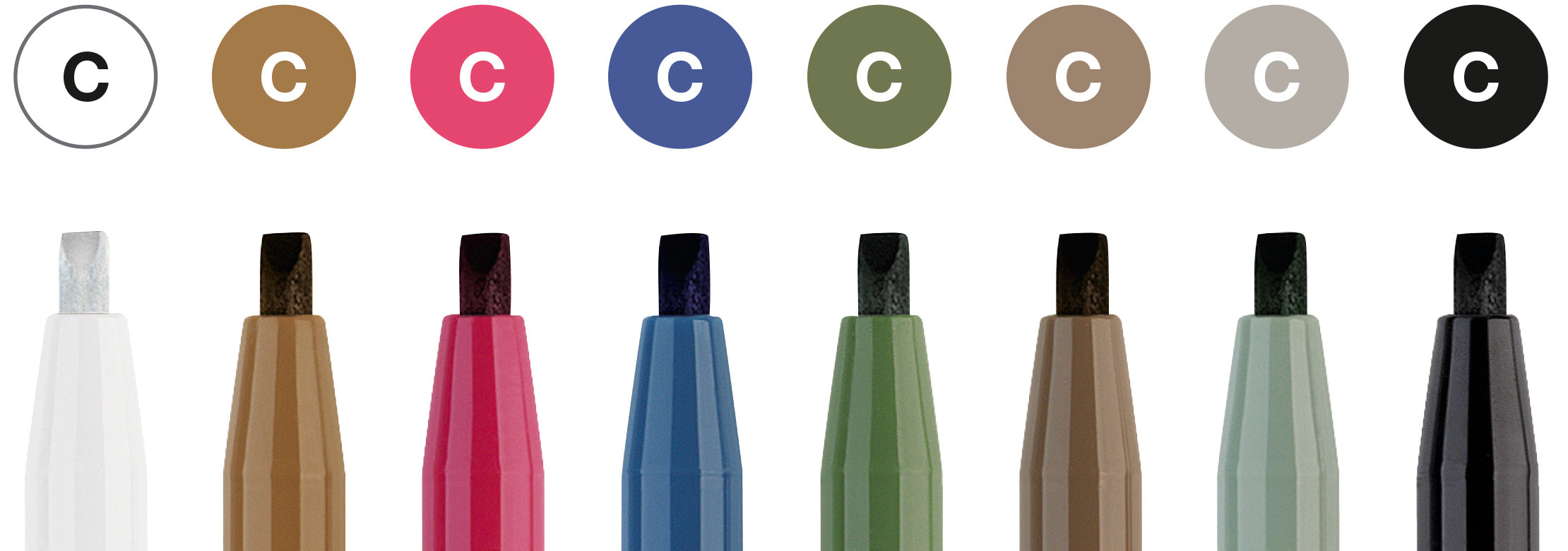 PITT ARTIST PEN SET CALIGRAFIC 8 BUC FABER-CASTELL