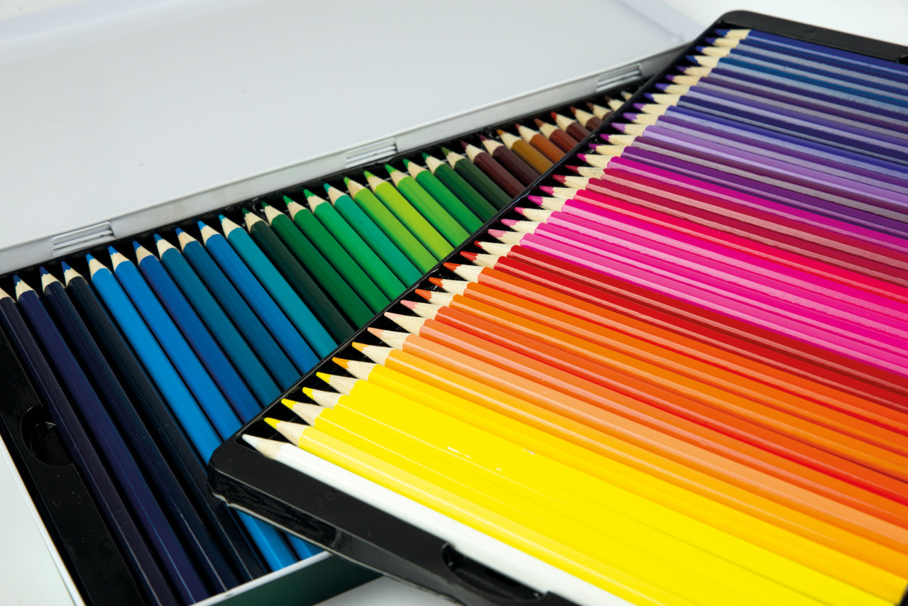 CREIOANE COLORATE 72 CULORI CUTIE METAL EBERHARD FABER