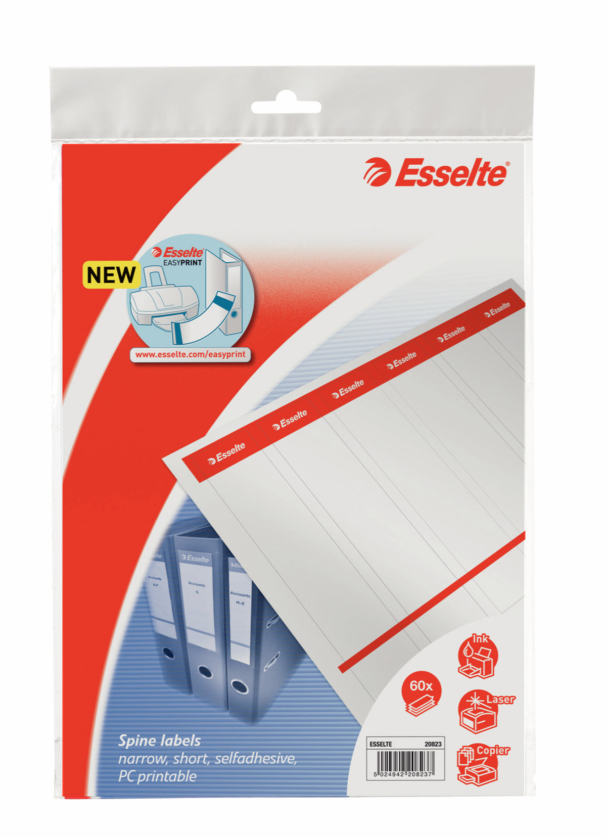 ETICHETE PRINTABILE AUTOADEZIVE 5CM (60 ETICHETE) ESSELTE