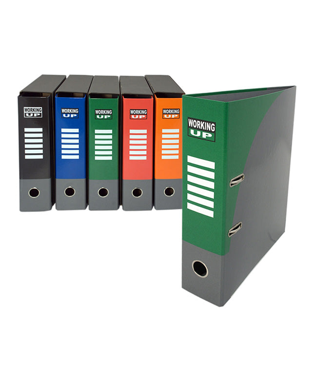 BIBLIORAFT WORKING UP VERDE CU CUTIE 8 CM PIGNA