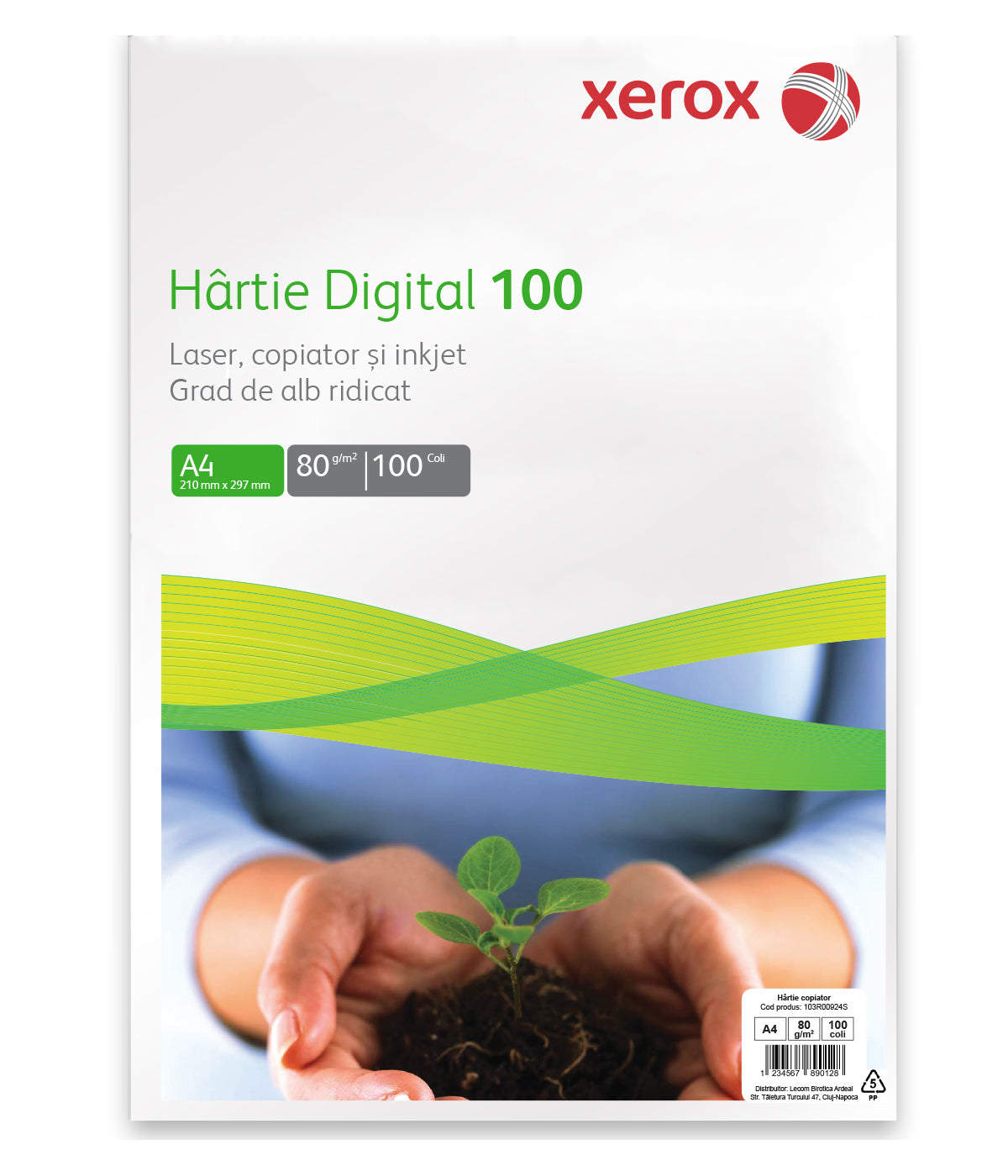 HARTIE COPIATOR A4 DIGITAL 80G 100/TOP XEROX