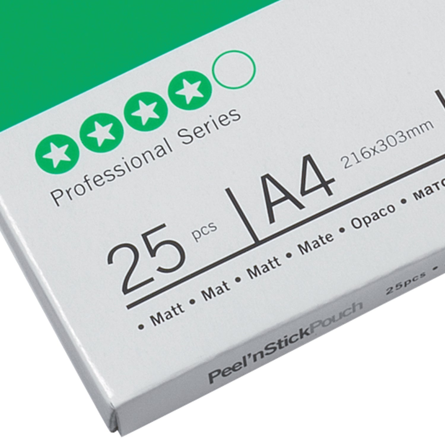 FOLIE A4 75 MICRONI 25/TOP MATA AUTOADEZIVA GBC