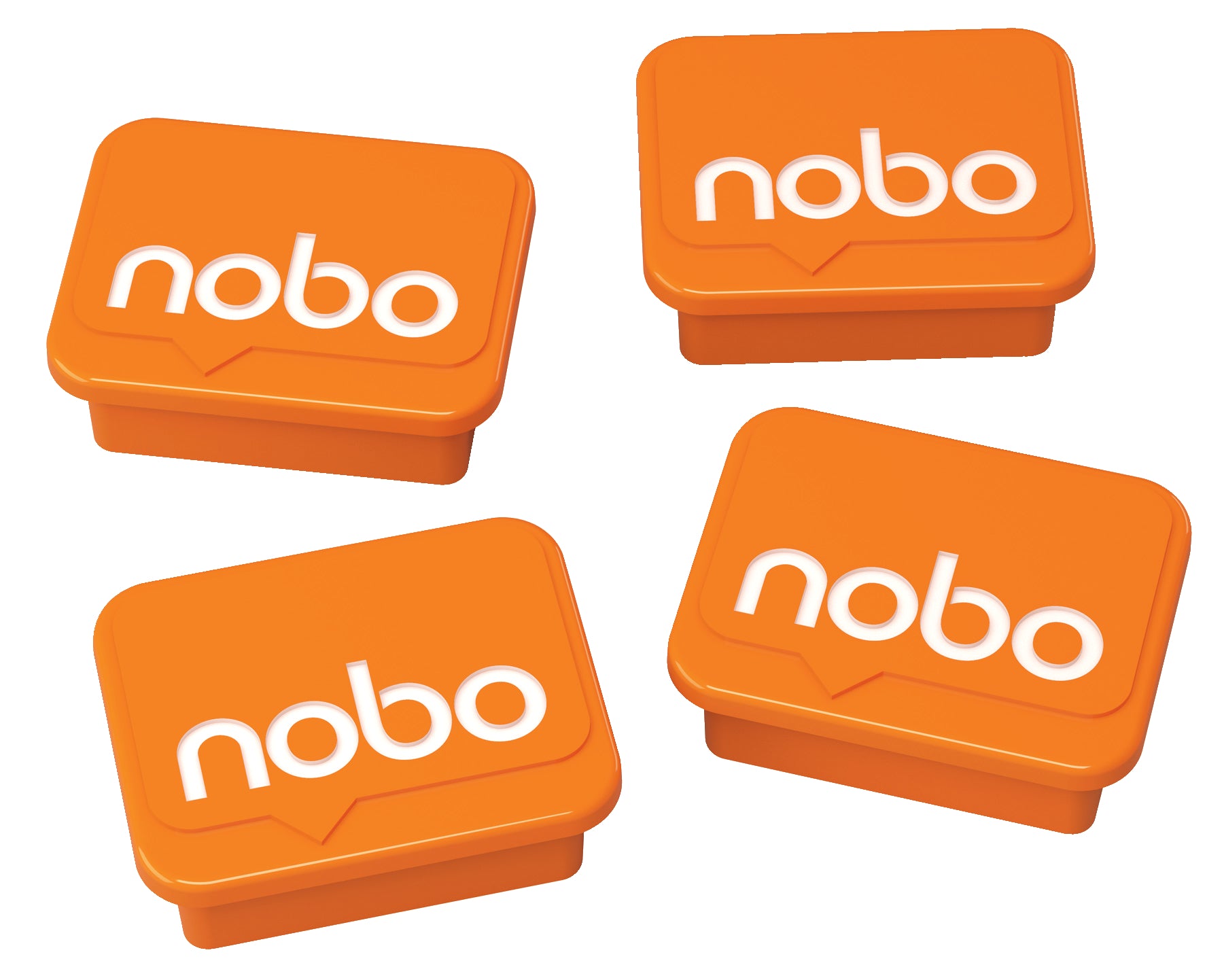 MAGNETI WHITEBOARD 4/SET PORTOCALIU NOBO