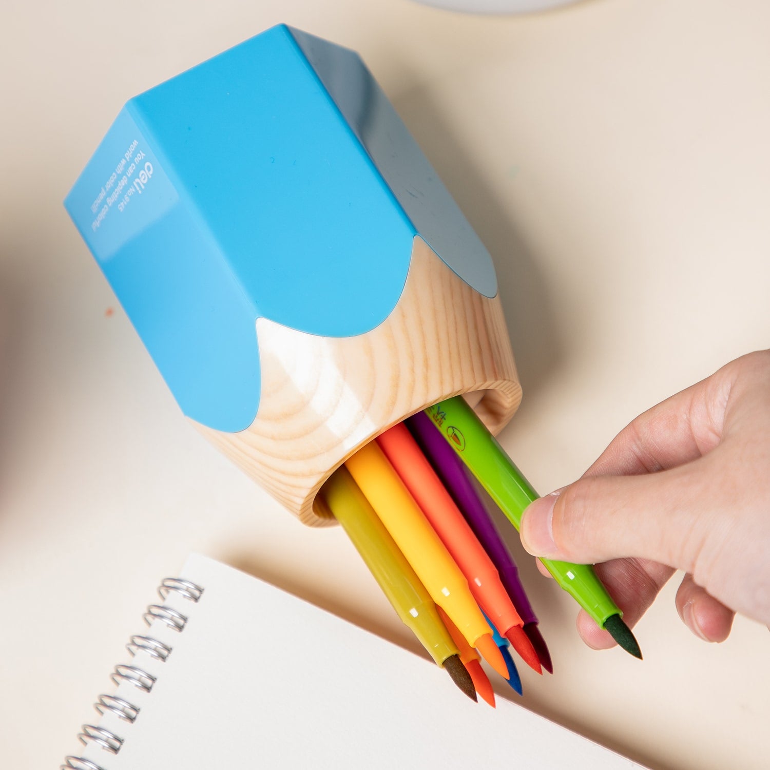 SUPORT INSTRUMENTE DE SCRIS CREION BLEU DELI