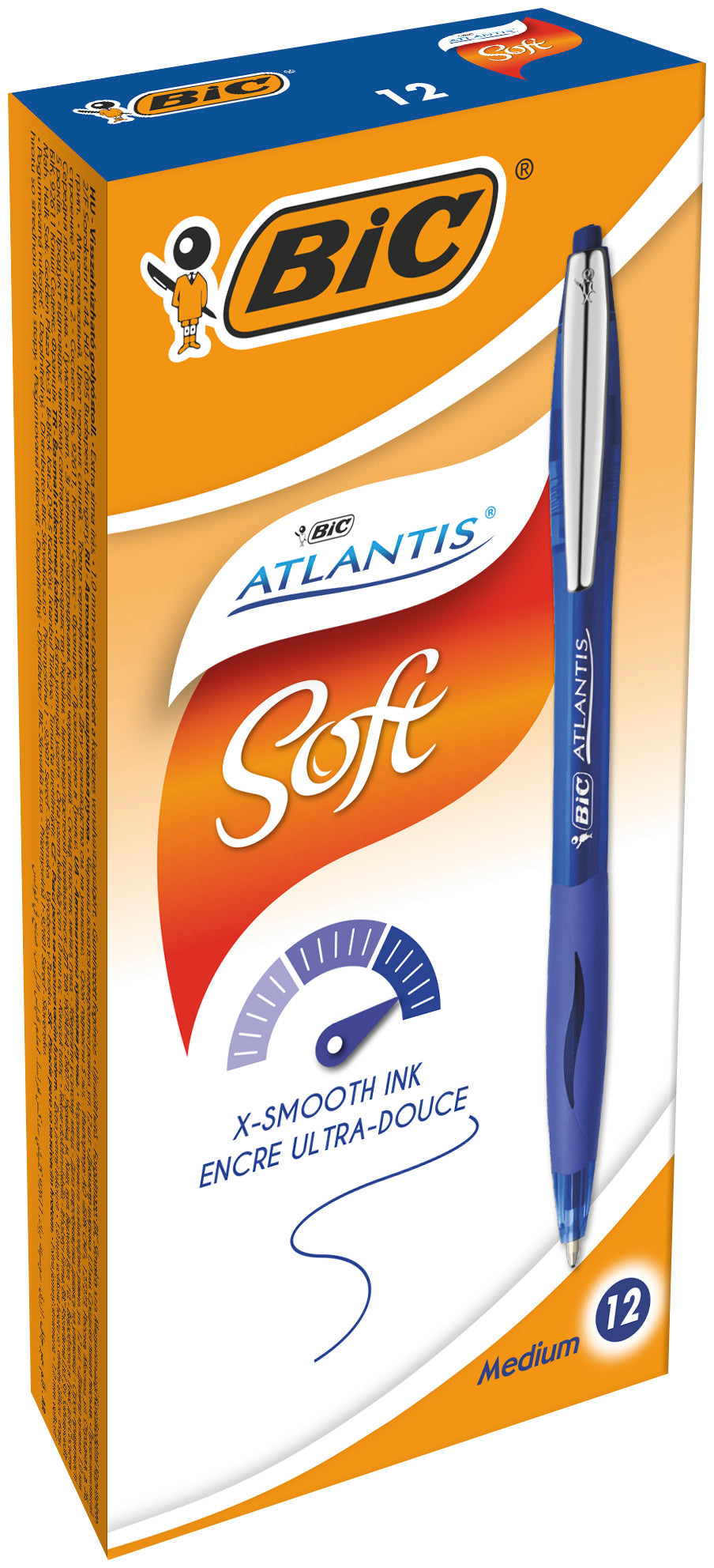 PIX CU MECANISM ALBASTRU ATLANTIS CLIC SOFT BIC