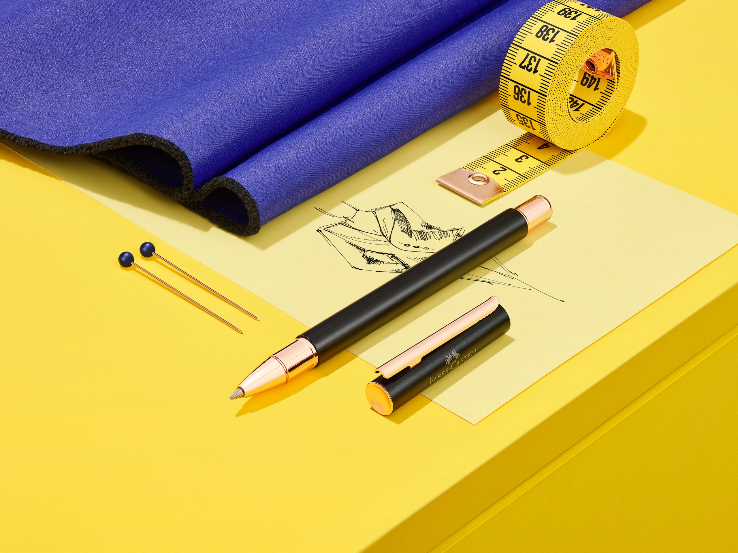 ROLLER NEO SLIM METAL ROSEGOLD FABER-CASTELL