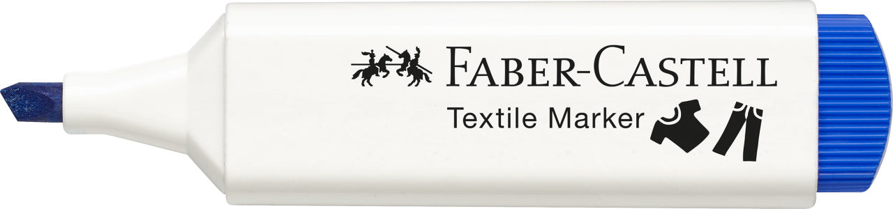 MARKER TEXTIL ALBASTRU FABER-CASTELL
