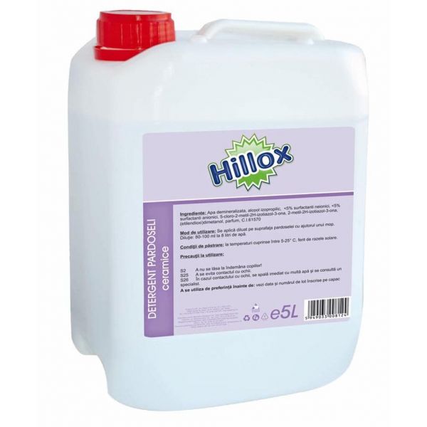DETERGENT PARDOSELI CERAMICE 5L HILLOX