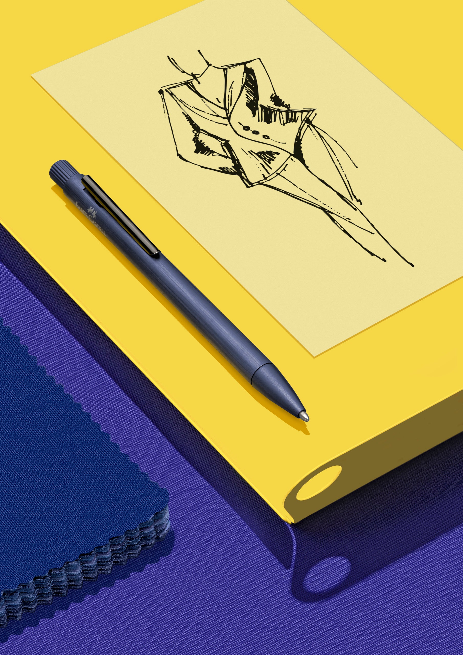 ROLLER NEO SLIM ALUMINIUM ALBASTRU FABER-CASTELL