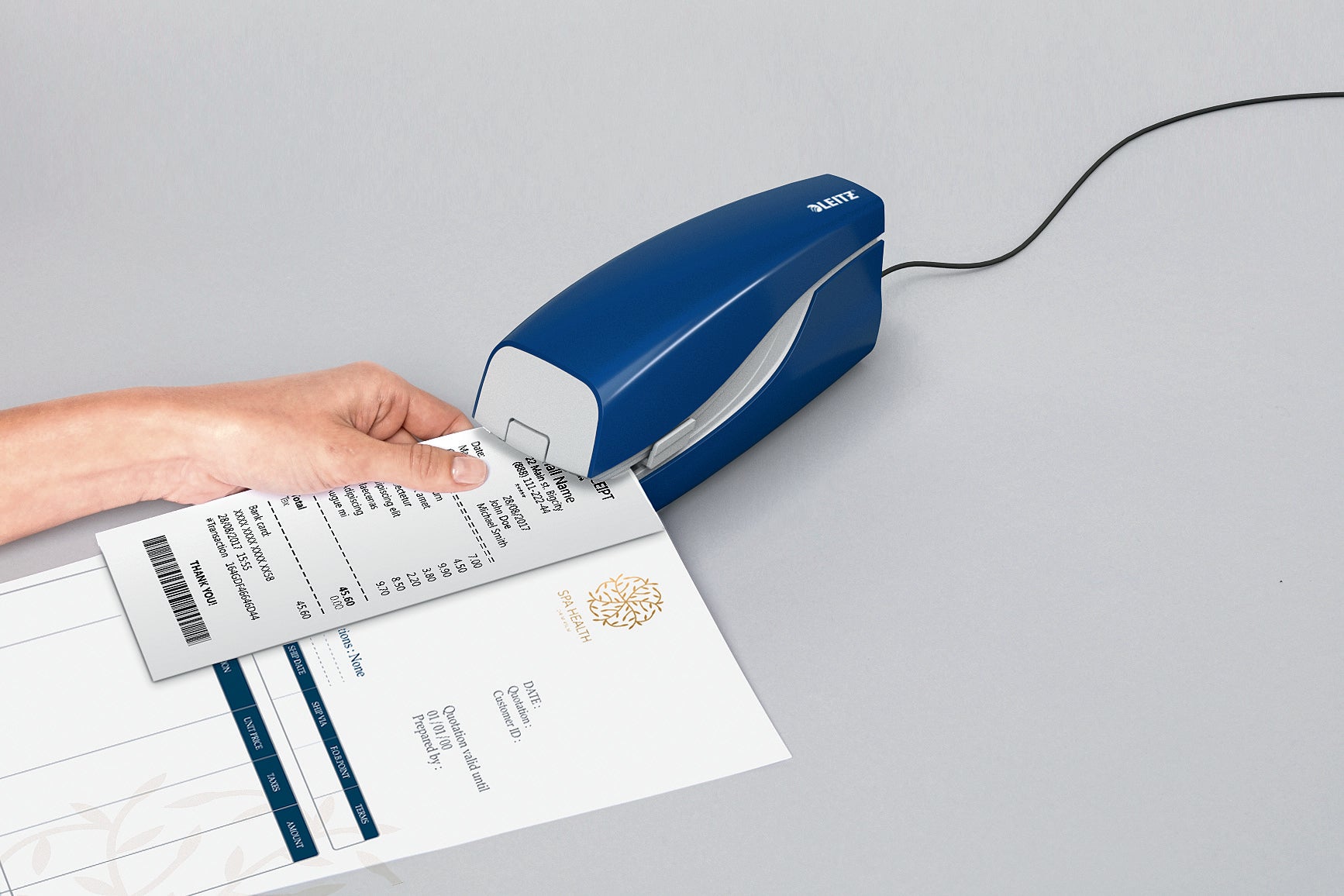 CAPSATOR ELECTRIC 20 COLI NR 10 MODEL 5533 ALBASTRU LEITZ