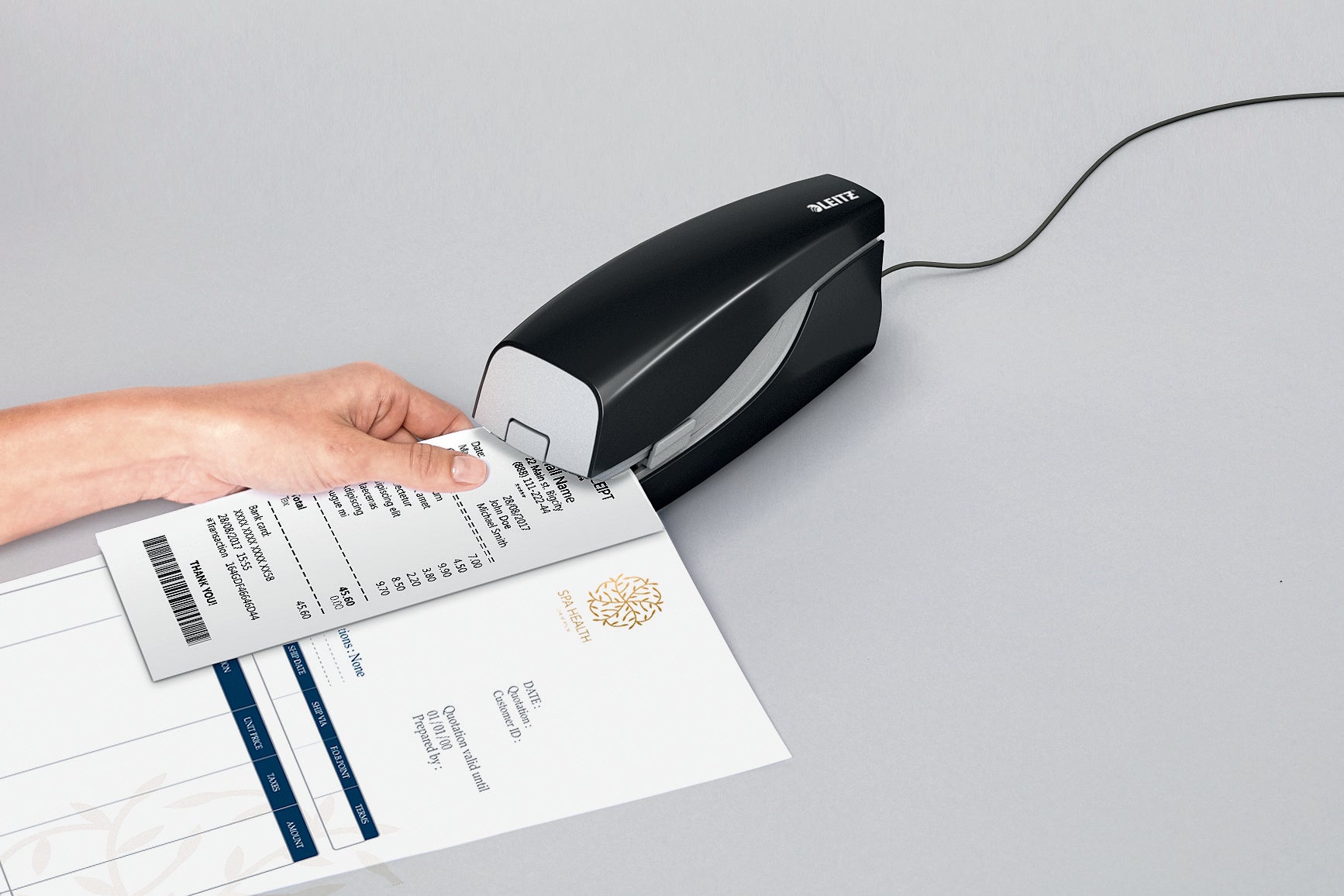 CAPSATOR ELECTRIC 20 COLI NR 10 MODEL 5533 NEGRU LEITZ