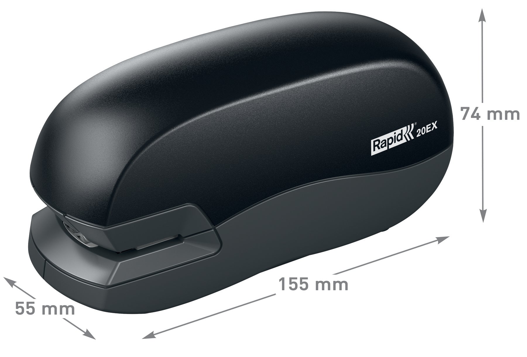 CAPSATOR ELECTRIC 20 COLI 24/6 26/6 FIXATIV 20EX NEGRU RAPID