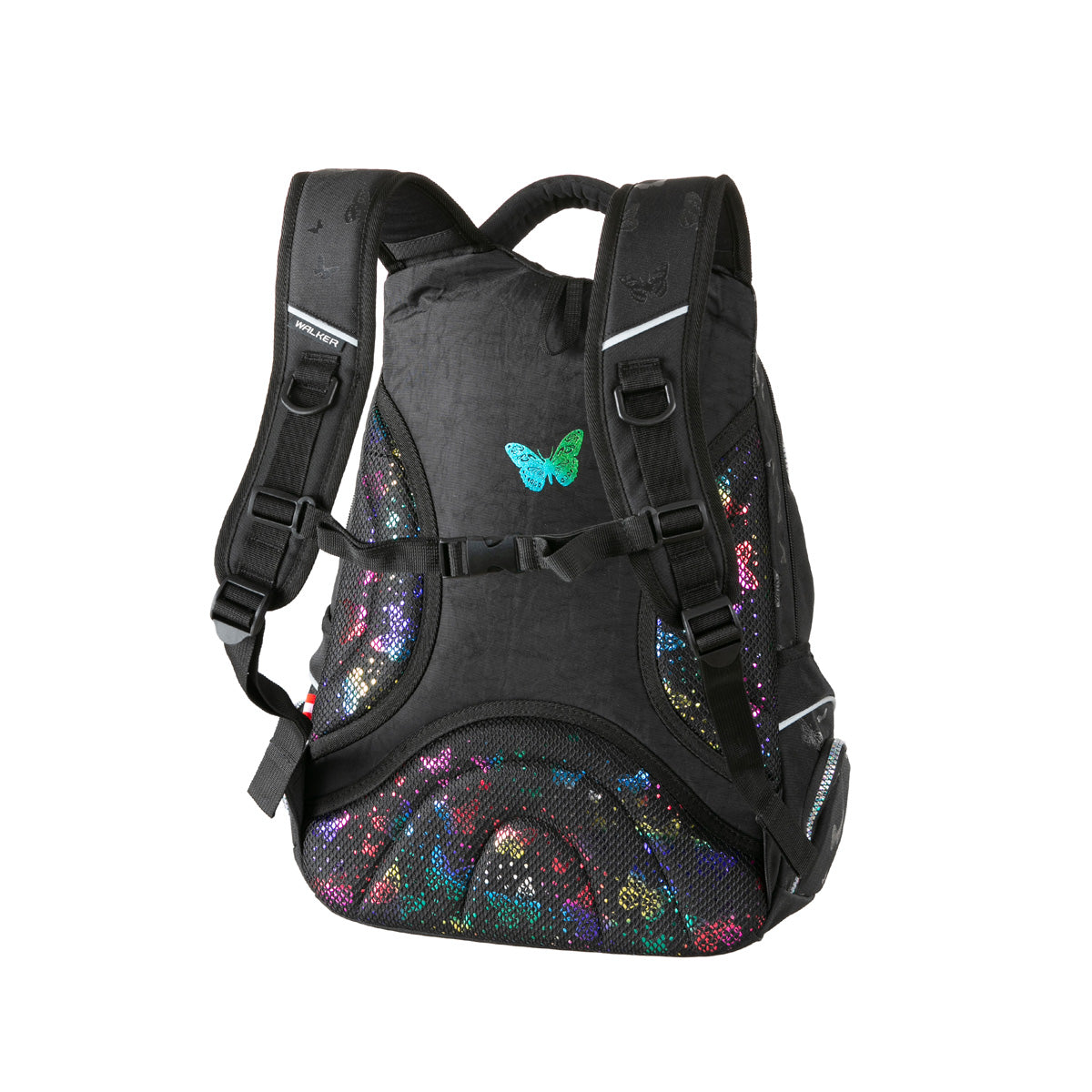 RUCSAC FAME SPARKLING BUTTERFLY NEGRU WALKER