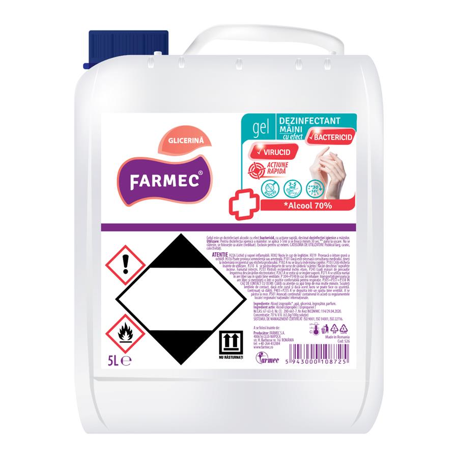 GEL DEZINFECTANT MAINI 5L FARMEC