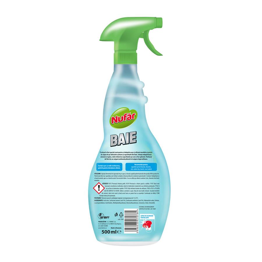 SOLUTIE DE CURATAT BAIE ANTICALCAR 500ML NUFARUL