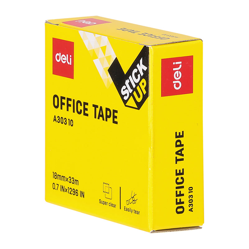 BANDA ADEZIVA 18MM*33M CUT CARTON DELI