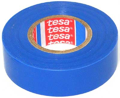 BANDA ADEZIVA ELECTROIZOLATOARE 20M*19MM ALBASTRA TESA