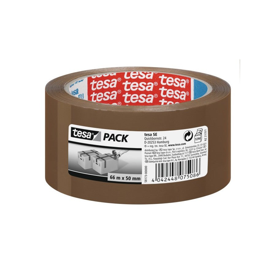 BANDA ADEZIVA MARO 66M 48MM ADEZIV CAUCIUC SINTETIC TESA