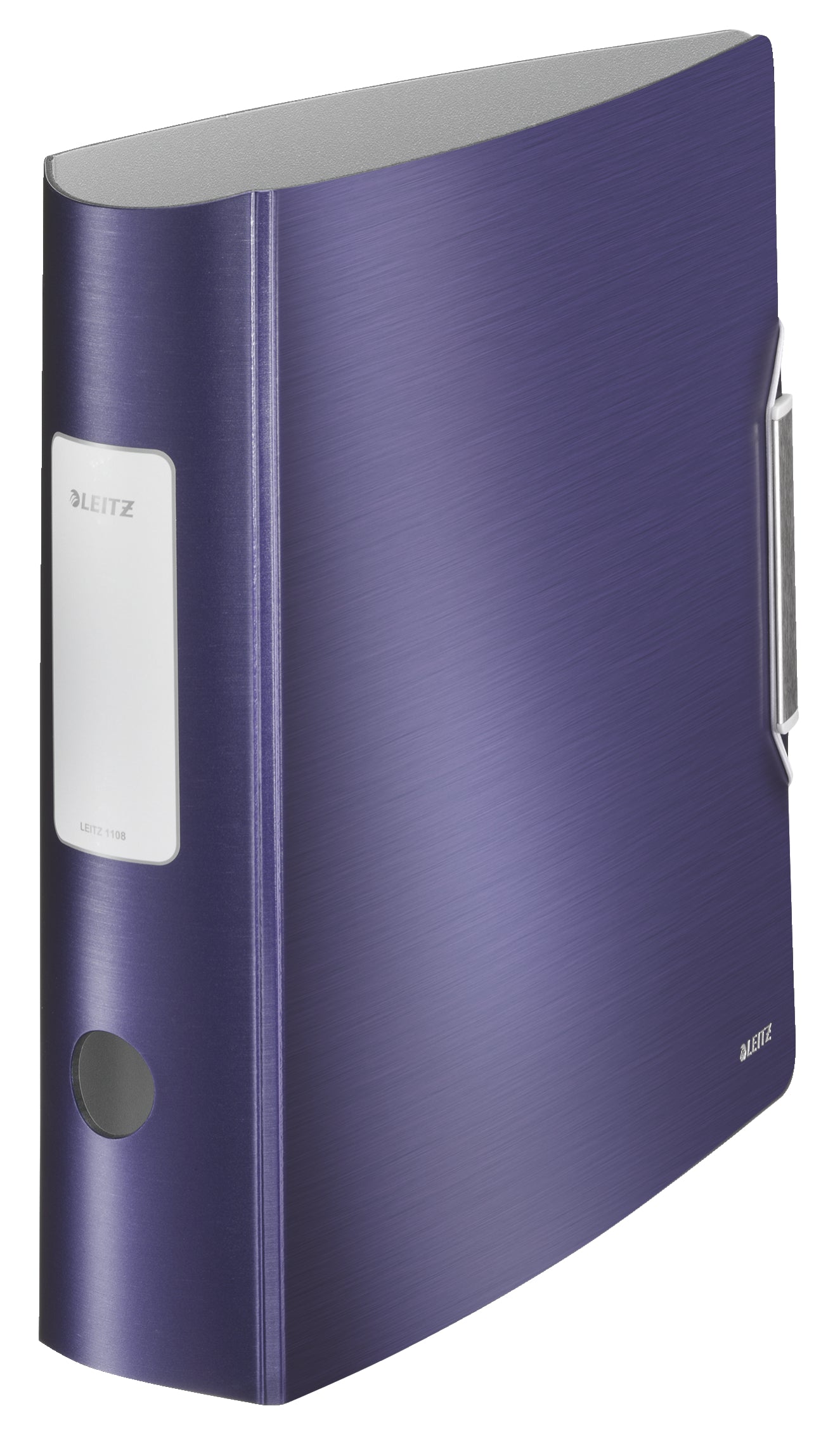 BIBLIORAFT PLASTIFIAT 7.5CM 180GRADE ALBASTRU-VIOLET STYLE LEITZ