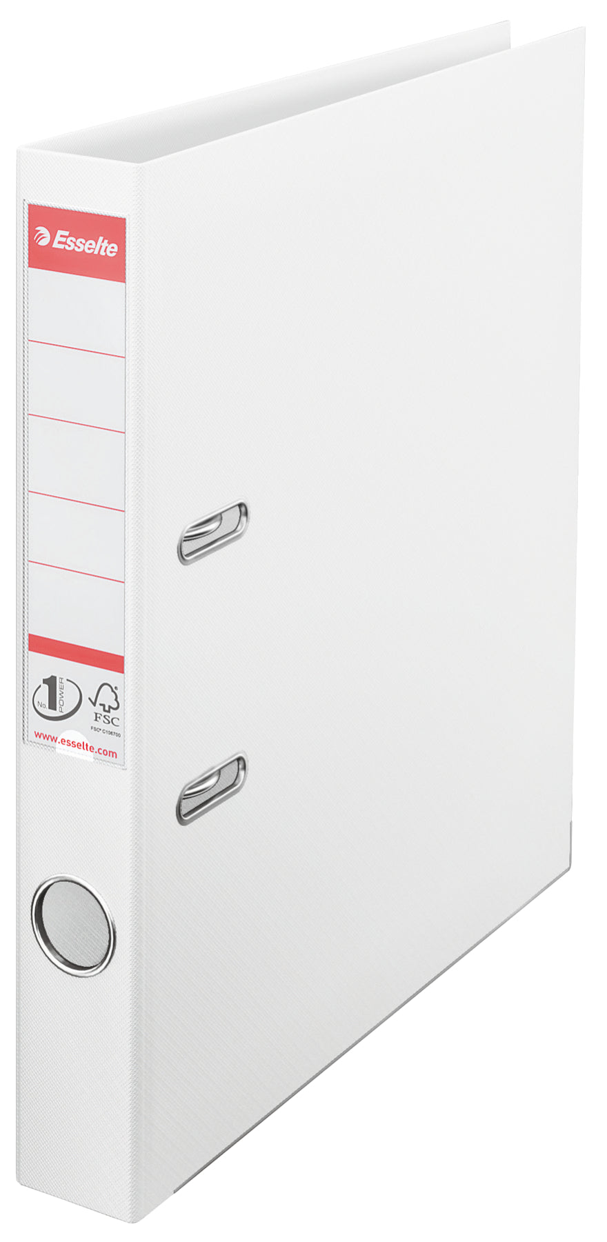 BIBLIORAFT PLASTIFIAT INT-EXT 5CM ALB VIVIDA NR1 POWER ESSELTE