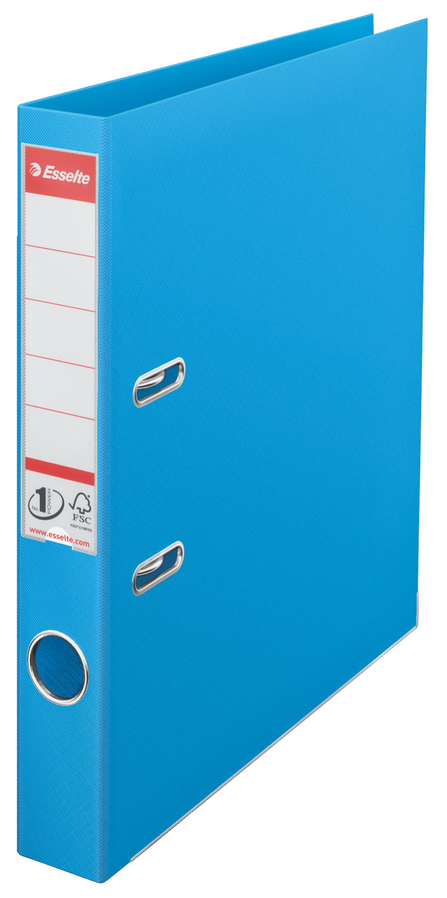 BIBLIORAFT PLASTIFIAT INT-EXT 5CM CYAN NR1 POWER ESSELTE