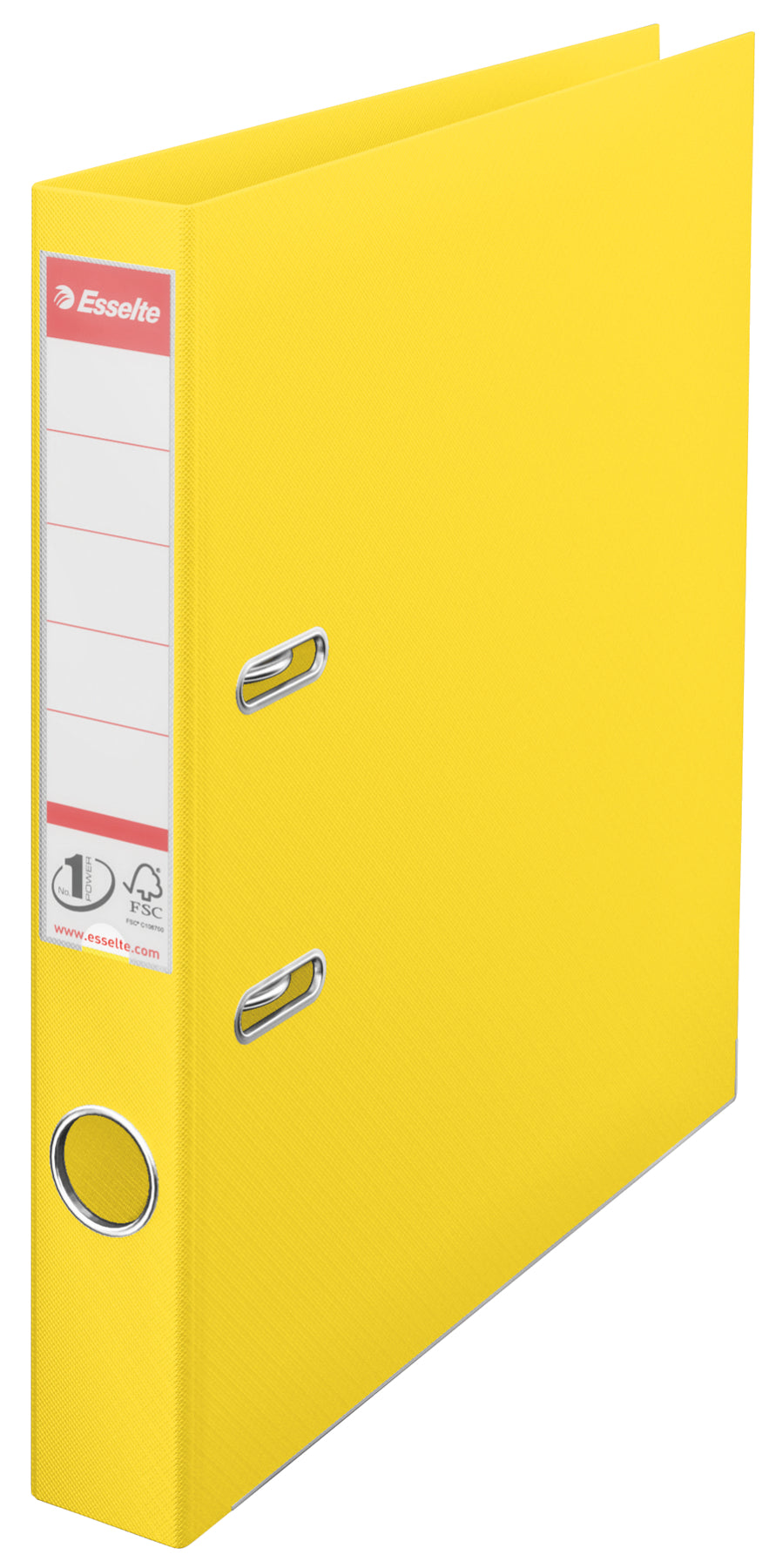 BIBLIORAFT PLASTIFIAT INT-EXT 5CM GALBEN VIVIDA NR1 ESSELTE